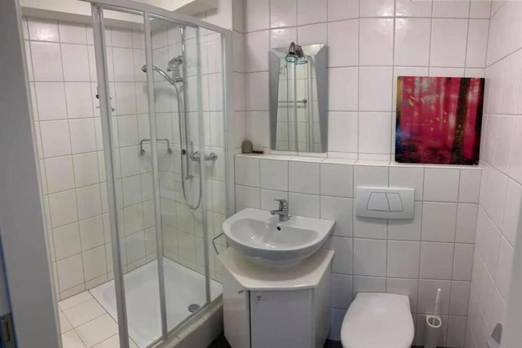 Basel - 5 Mins Away - Modern Basement Studio With Kitchen 35M2 In Мутенц Екстериор снимка